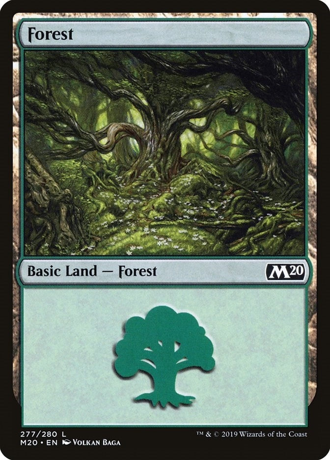 Image for Forest (277) (M20) - Magic: The Gathering