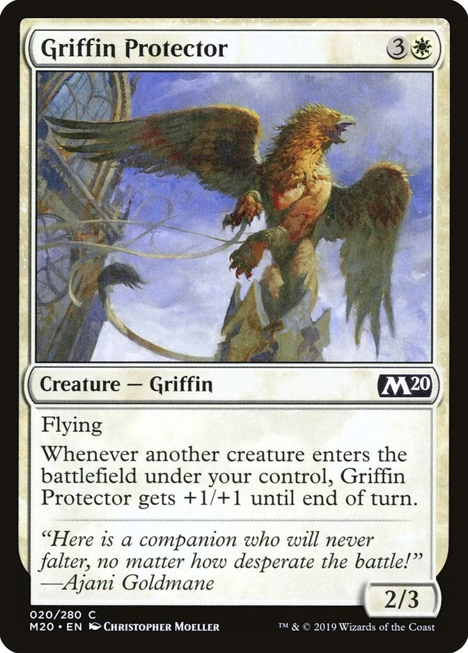 Image for Griffin Protector (20) (M20) - Magic: The Gathering