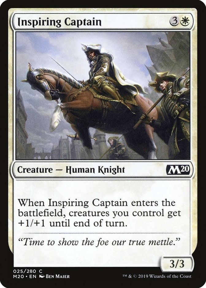 Image for Inspiring Captain (25) (M20) - Magic: The Gathering