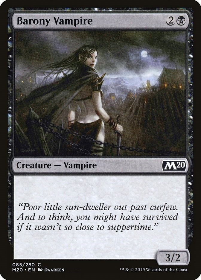 Image for Barony Vampire (85) (M20) - Magic: The Gathering
