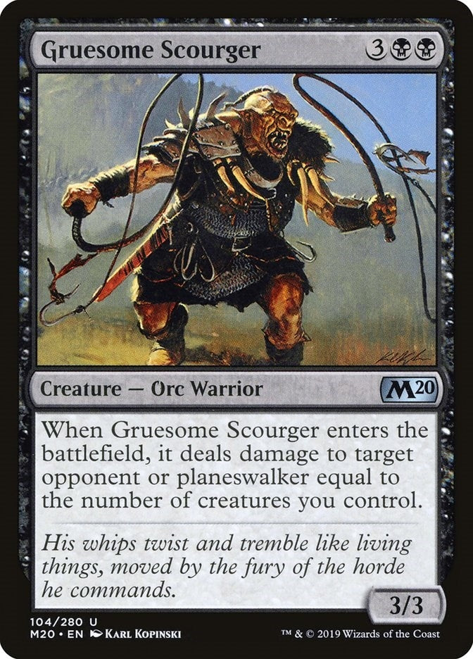 Image for Gruesome Scourger (104) (M20) - Magic: The Gathering