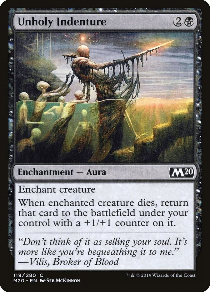 Image for Unholy Indenture (119) (M20) - Magic: The Gathering