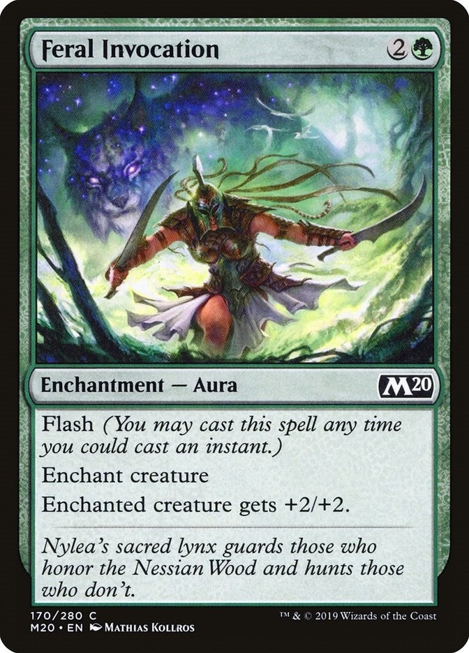 Image for Feral Invocation (170) (M20) - Magic: The Gathering