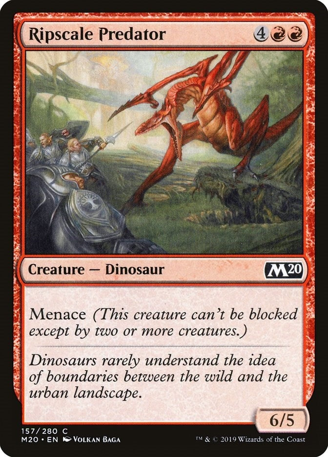 Image for Ripscale Predator (157) (M20) - Magic: The Gathering