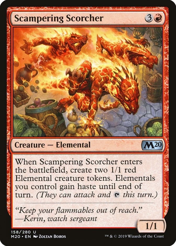Image for Scampering Scorcher (158) (M20) - Magic: The Gathering