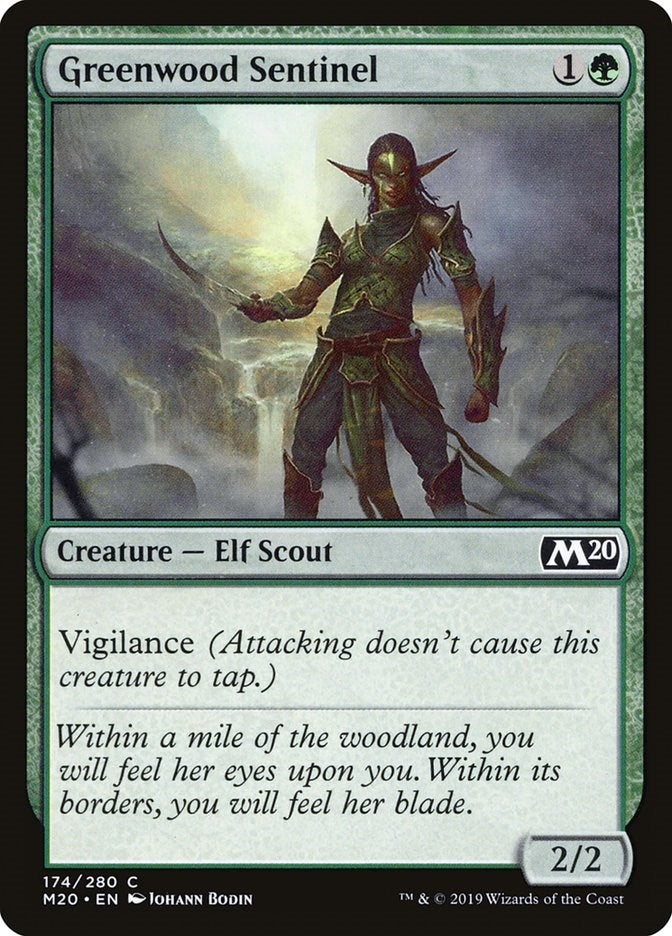 Image for Greenwood Sentinel (174) (M20) - Magic: The Gathering