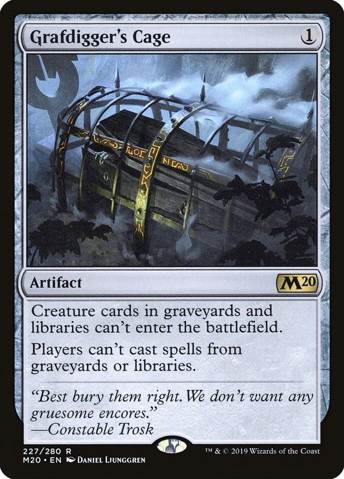 Image for Grafdigger's Cage (227) (M20) - Magic: The Gathering