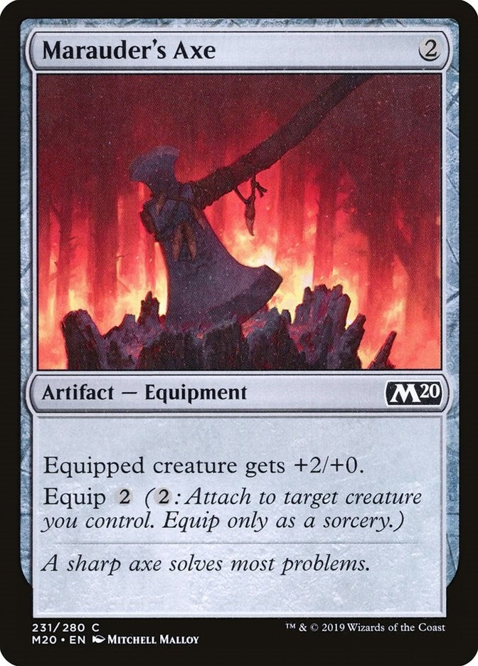 Image for Marauder's Axe (231) (M20) - Magic: The Gathering