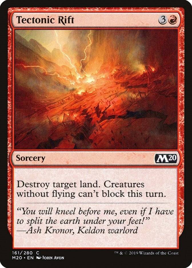 Image for Tectonic Rift (161) (M20) - Magic: The Gathering