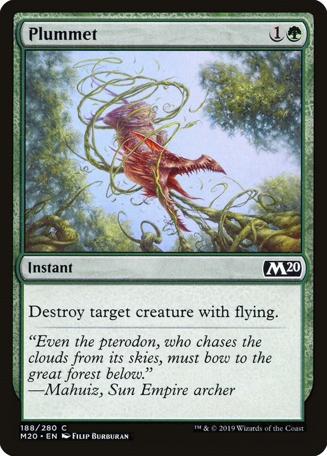Image for Plummet (188) (M20) - Magic: The Gathering