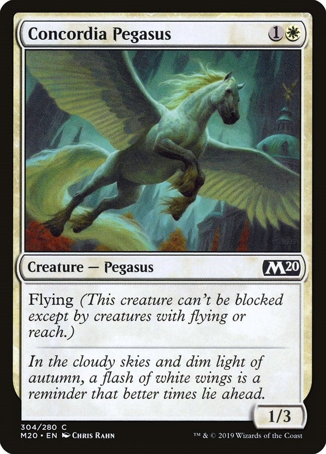 Image for Concordia Pegasus (304) (M20) - Magic: The Gathering