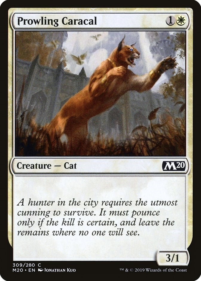 Image for Prowling Caracal (309) (M20) - Magic: The Gathering