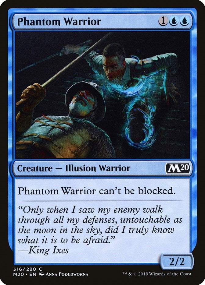 Image for Phantom Warrior (316) (M20) - Magic: The Gathering