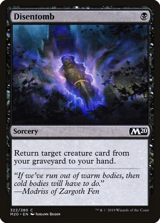 Image for Disentomb (322) (M20) - Magic: The Gathering