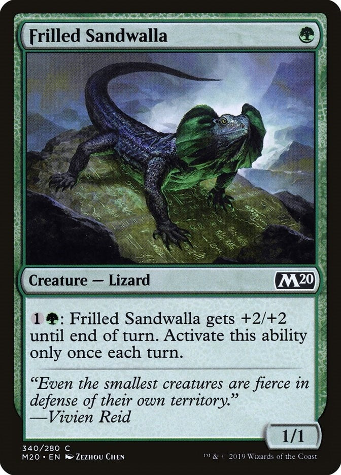 Image for Frilled Sandwalla (340) (M20) - Magic: The Gathering