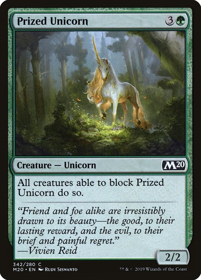 Image for Prized Unicorn (342) (M20) - Magic: The Gathering