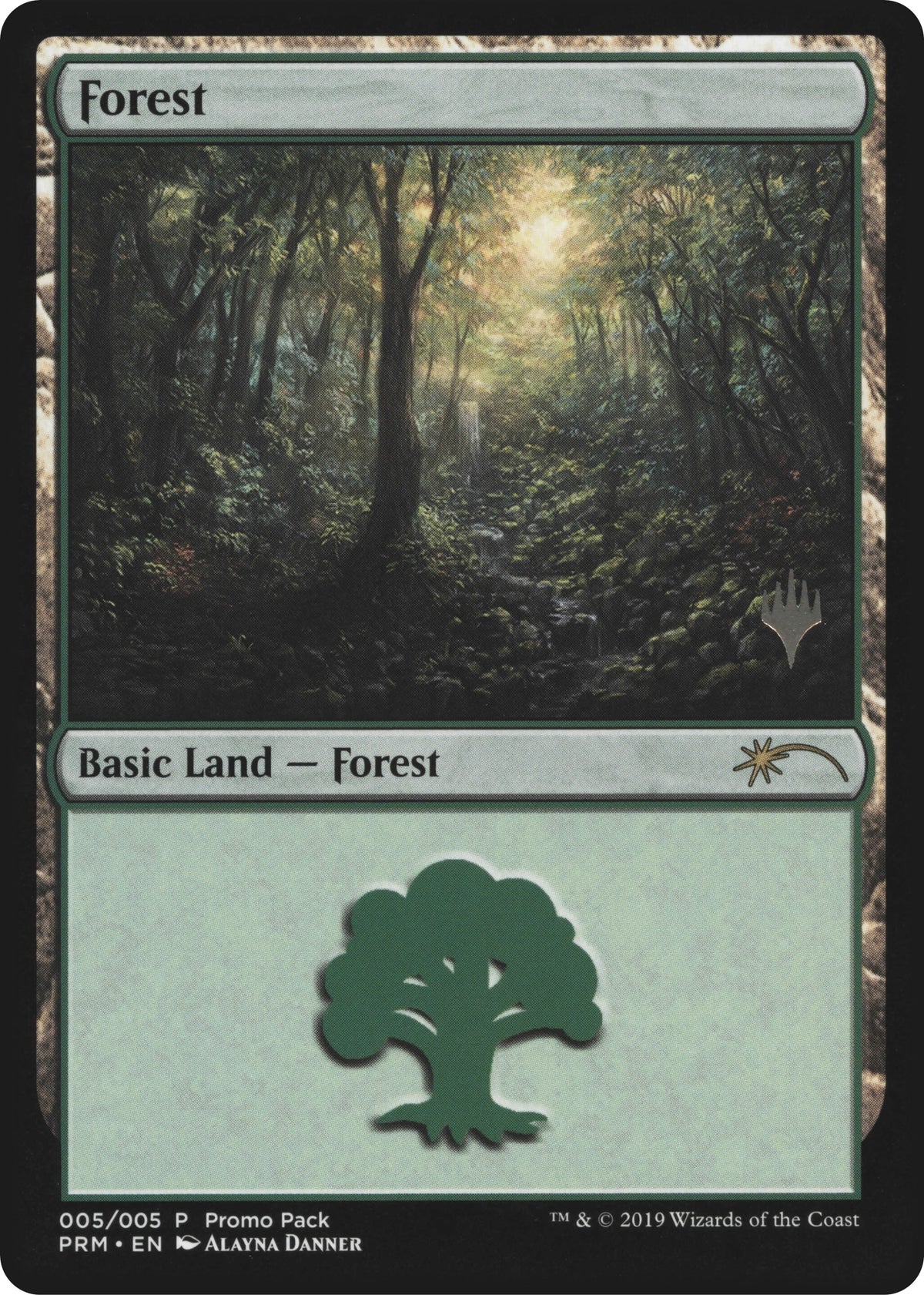 Image for Forest (5) (PPM20) - Magic: The Gathering