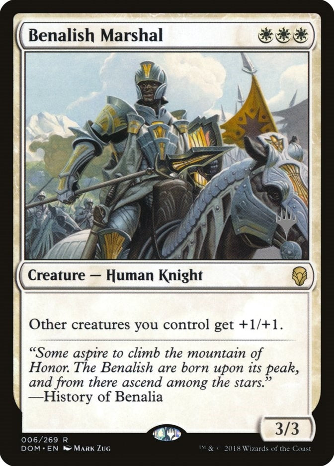 Image for Benalish Marshal (6) (PPM20) - Magic: The Gathering