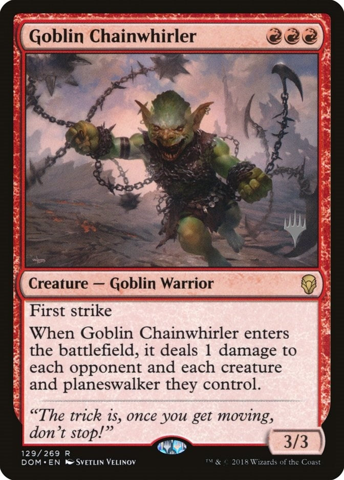 Image for Goblin Chainwhirler (129) (PPM20) - Magic: The Gathering