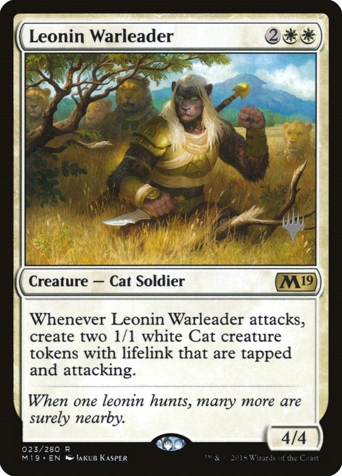 Image for Leonin Warleader (23) (PPM20) - Magic: The Gathering