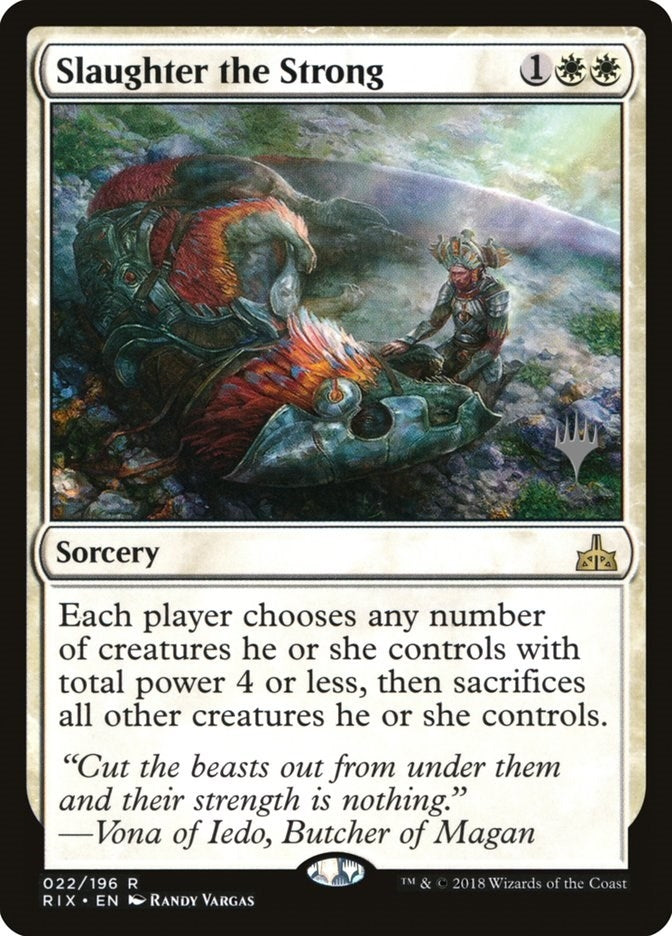 Image for Slaughter the Strong (22) (PPM20) - Magic: The Gathering