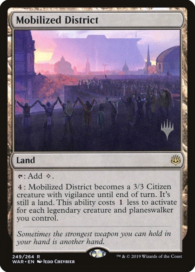 Image for Mobilized District (249) (PPM20) - Magic: The Gathering