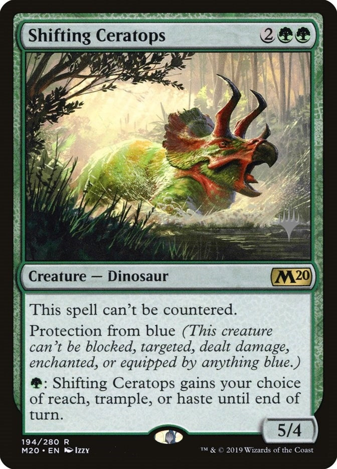 Image for Shifting Ceratops (194) (PPM20) - Magic: The Gathering