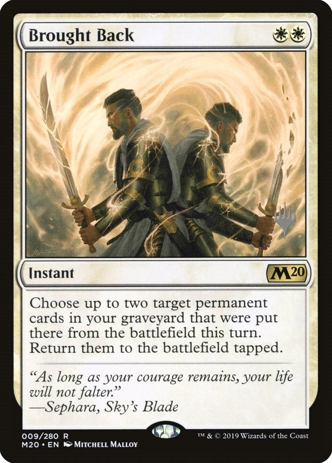 Image for Brought Back (9) (PPM20) - Magic: The Gathering