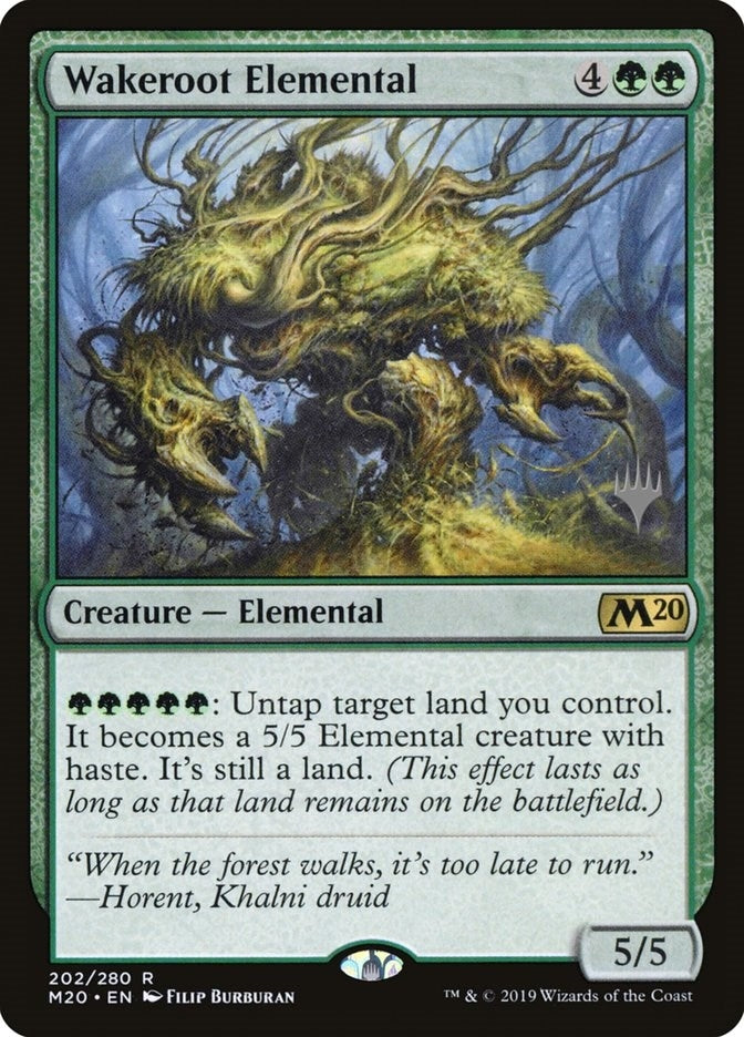 Image for Wakeroot Elemental (202) (PPM20) - Magic: The Gathering