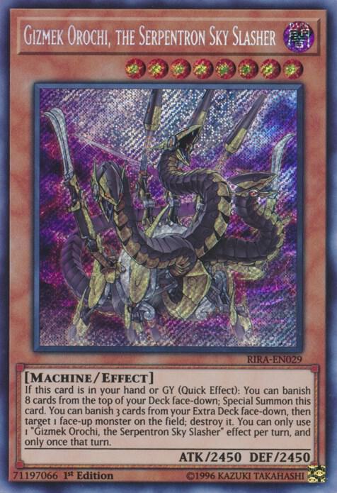 Gizmek Orochi, the Serpentron Sky Slasher (RIRA-EN029) (RIRA)