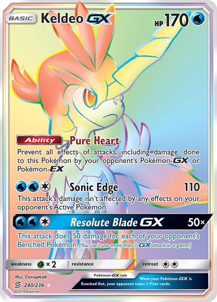 Keldeo GX (Secret) (240/236) (SM11)
