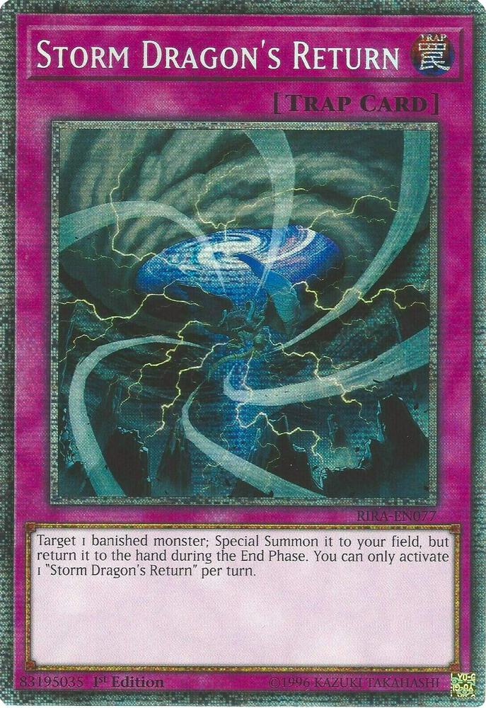 Storm Dragon's Return (Starlight Rare) (RIRA-EN077) (RIRA)
