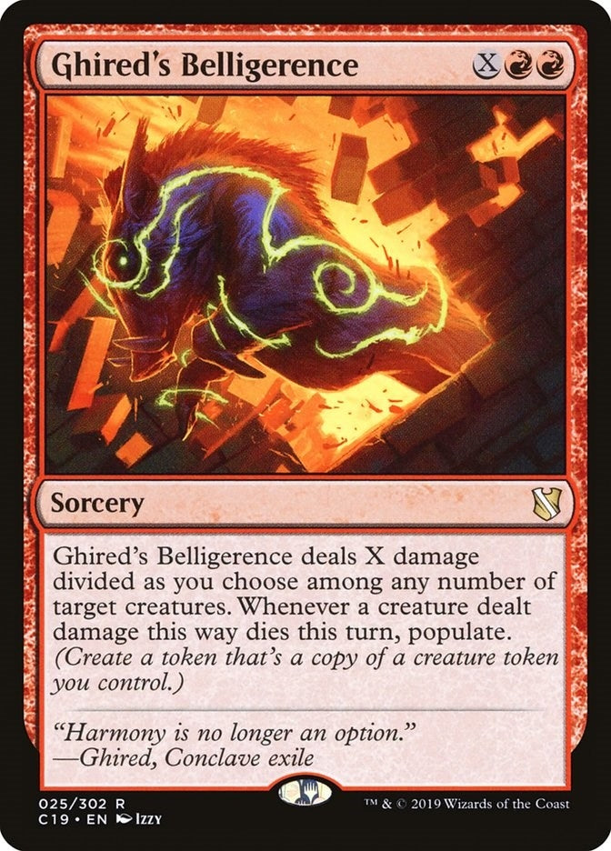 Image for Ghired's Belligerence (25) (C19) - Magic: The Gathering