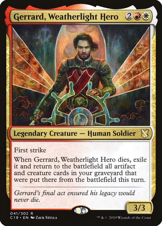 Image for Gerrard, Weatherlight Hero (41) (C19) - Magic: The Gathering