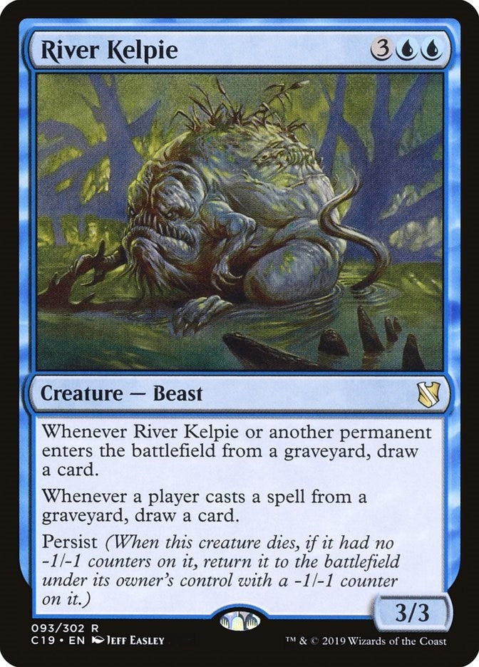 Image for River Kelpie (93) (C19) - Magic: The Gathering