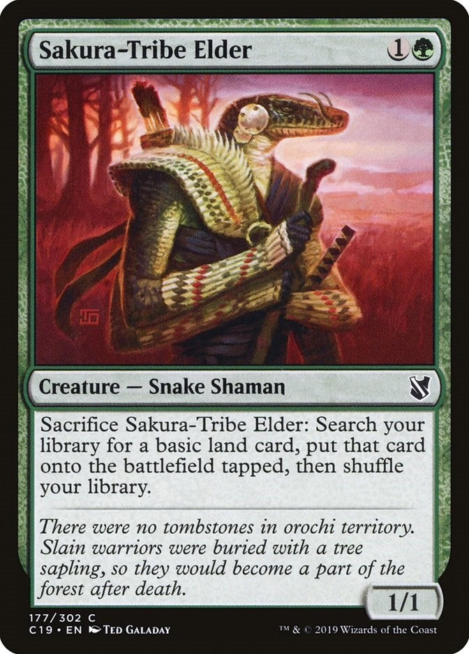 Image for Sakura-Tribe Elder (177) (C19) - Magic: The Gathering