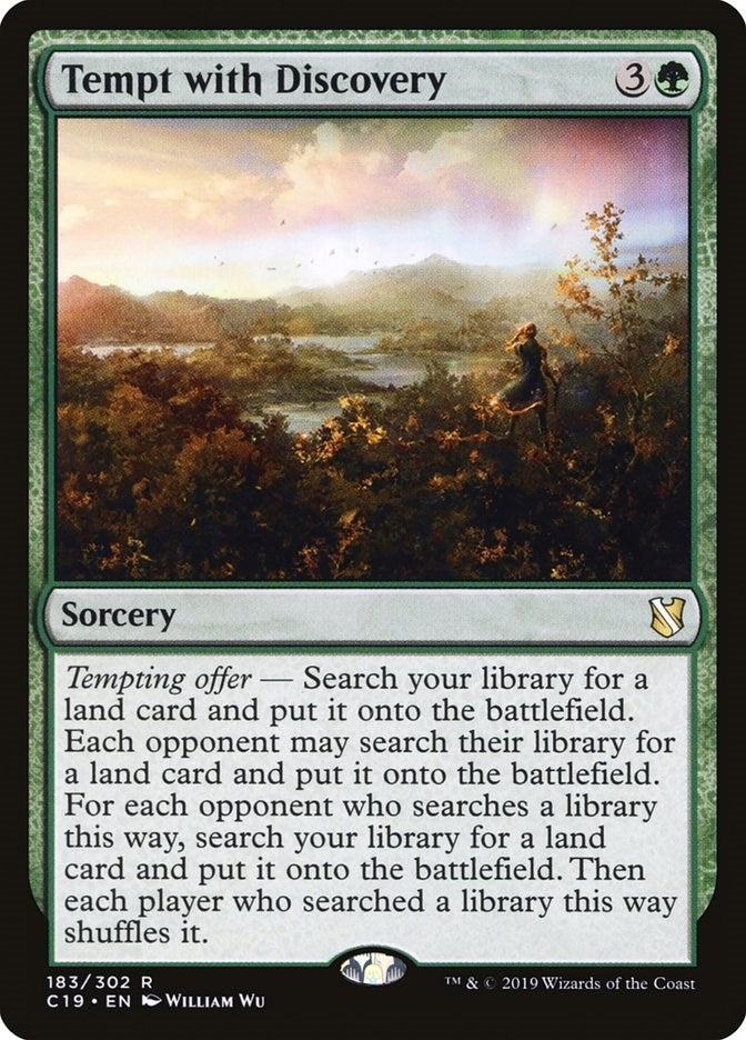 Image for Tempt with Discovery (183) (C19) - Magic: The Gathering
