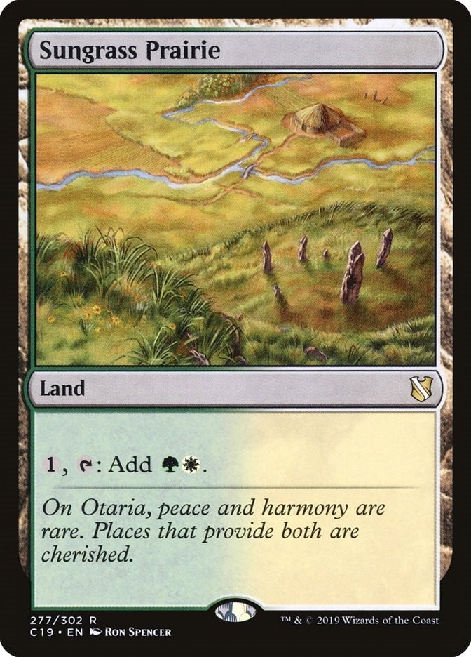 Image for Sungrass Prairie (277) (C19) - Magic: The Gathering