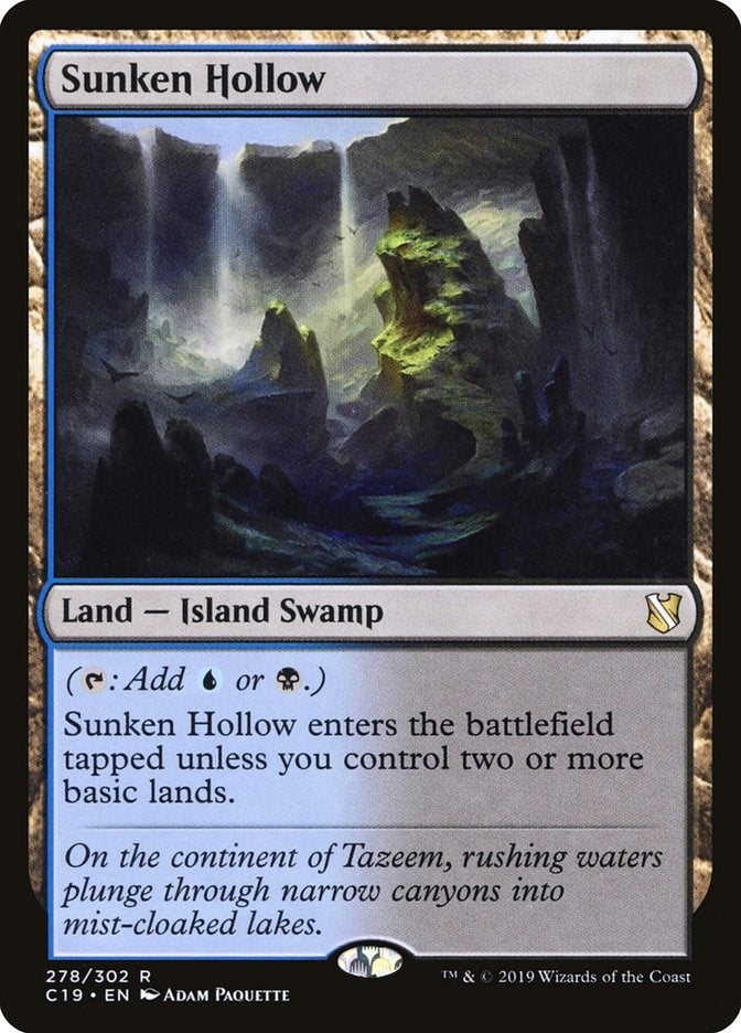 Image for Sunken Hollow (278) (C19) - Magic: The Gathering