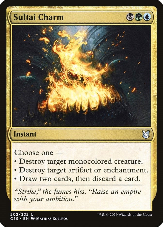 Image for Sultai Charm (202) (C19) - Magic: The Gathering
