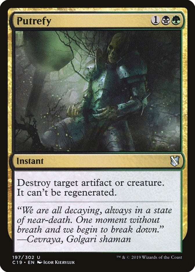 Image for Putrefy (197) (C19) - Magic: The Gathering