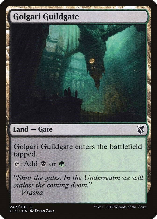 Image for Golgari Guildgate (247) (C19) - Magic: The Gathering