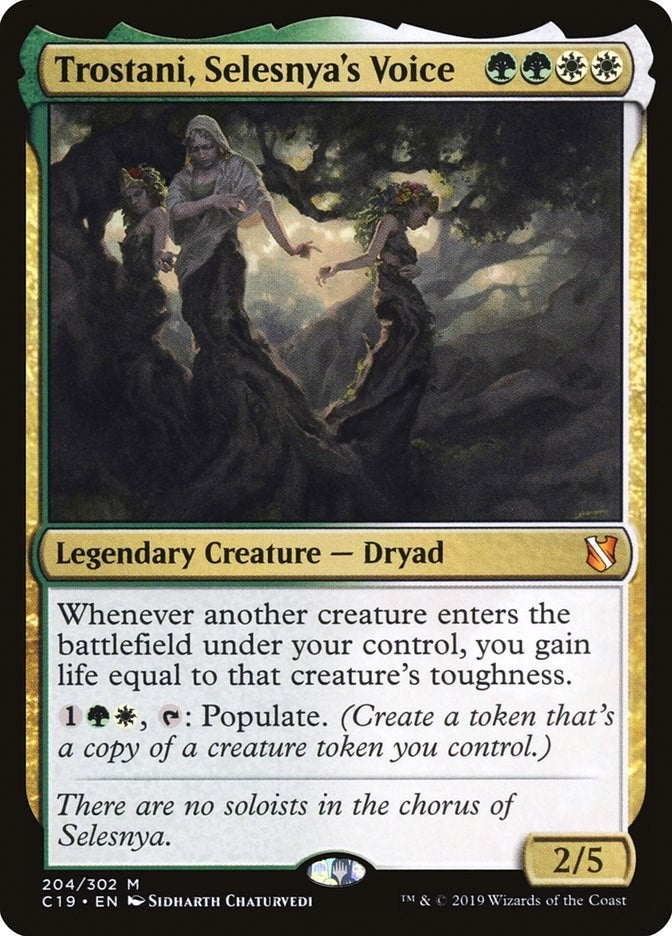 Image for Trostani, Selesnya's Voice (204) (C19) - Magic: The Gathering