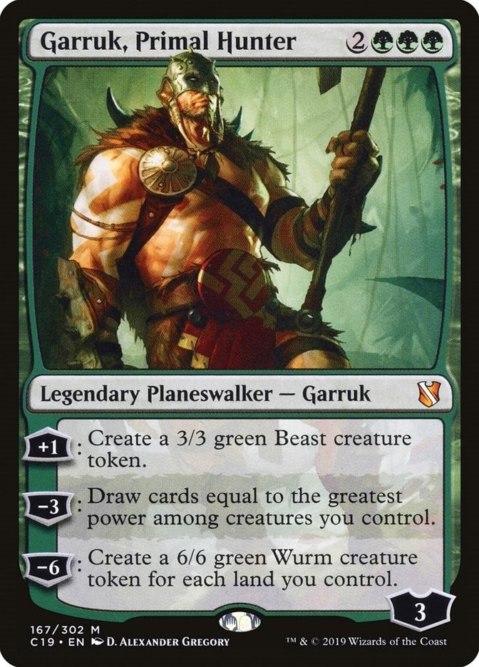 Image for Garruk, Primal Hunter (167) (C19) - Magic: The Gathering