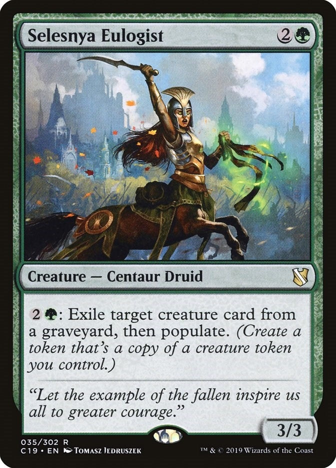 Image for Selesnya Eulogist (35) (C19) - Magic: The Gathering