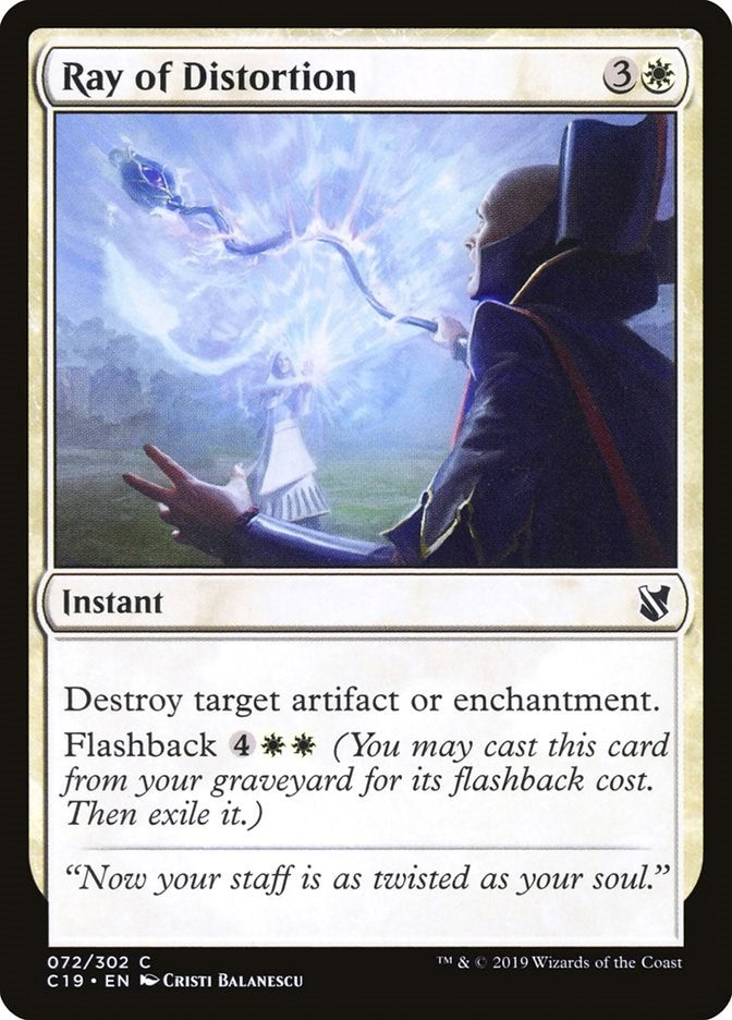 Image for Ray of Distortion (72) (C19) - Magic: The Gathering