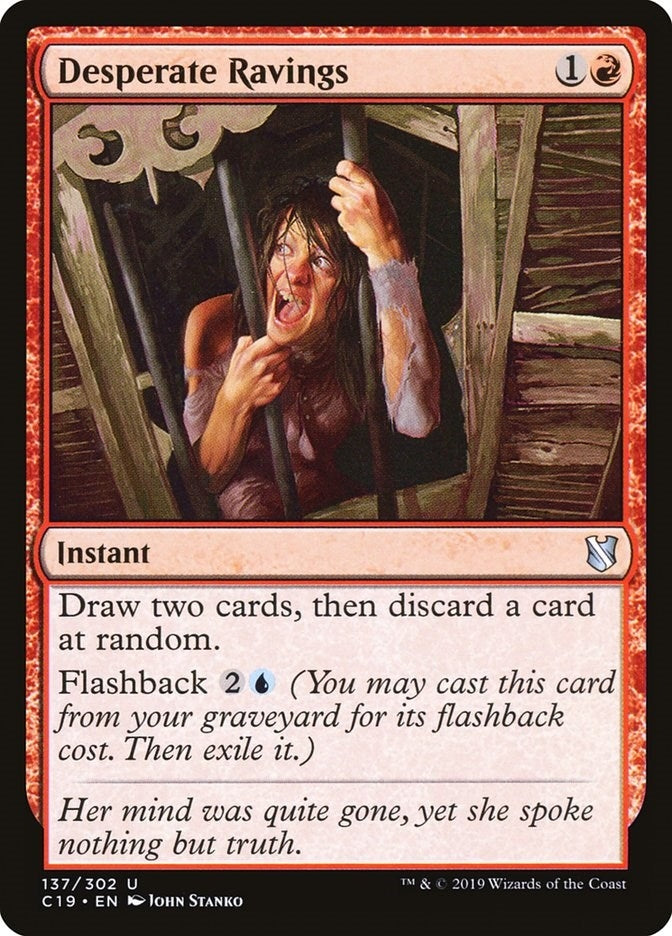 Image for Desperate Ravings (137) (C19) - Magic: The Gathering