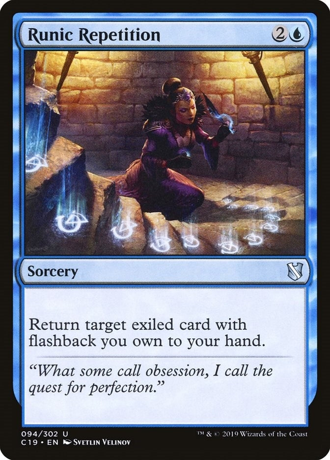 Image for Runic Repetition (94) (C19) - Magic: The Gathering