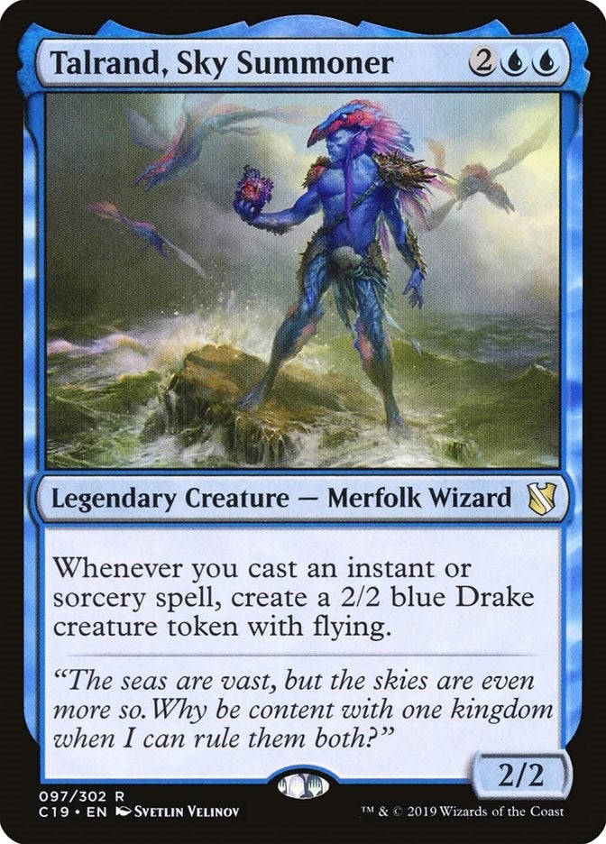 Image for Talrand, Sky Summoner (97) (C19) - Magic: The Gathering