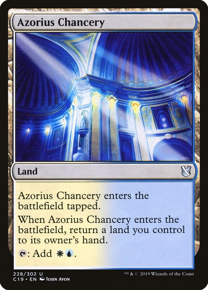Image for Azorius Chancery (228) (C19) - Magic: The Gathering